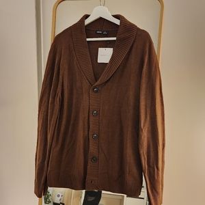 Brown Knit Cardigan